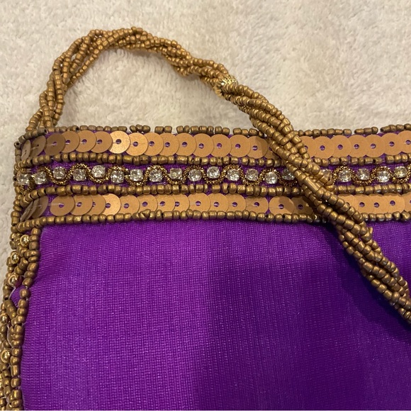 Clutch Bag, handmade and beaded clutch - Picture 3 of 11